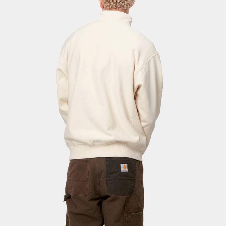 Carhartt WIP Logo Solid Color Long Sleeve Sweatshirt Men sweatshirt Off-White I027014-05-XX