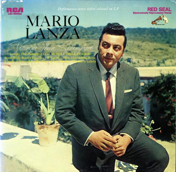 LP Record MARIO LANZA - Younger Than Springtime LSC3049 RCA Red Seal 1968 US Pop Used