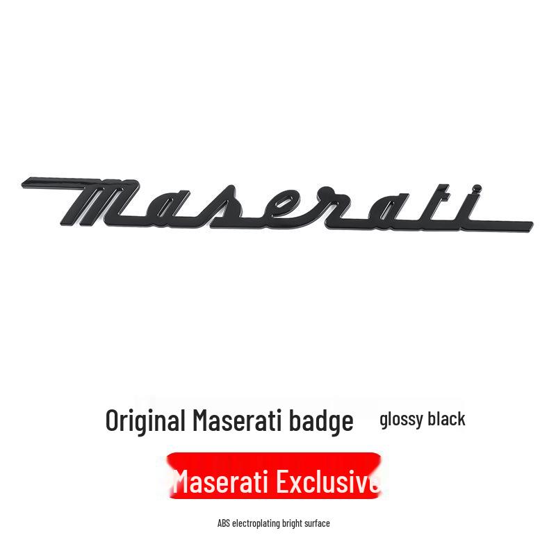 Maserati Levante, Quattroporte, Ghibli Kofferraumemblem für ältere Modelle