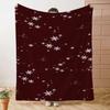 Elegant Snowy Night Motif Cozy Bed Throw Versatile Home Decor Gift Idea For Gym Dance Studio Lounge Room Space