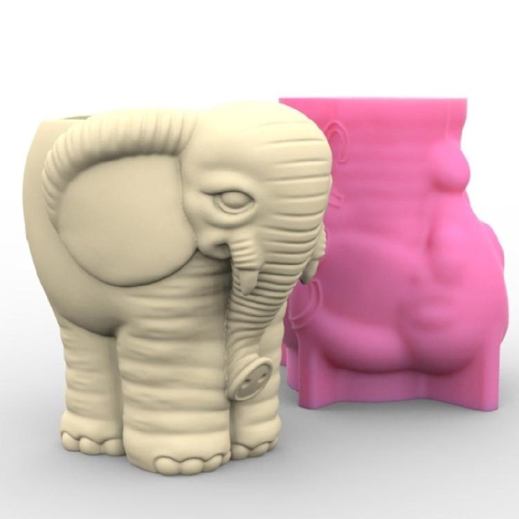 Elefant Stifthalter Blumentöpfe Silikonformen Epoxidharzform DIY Sukkulente