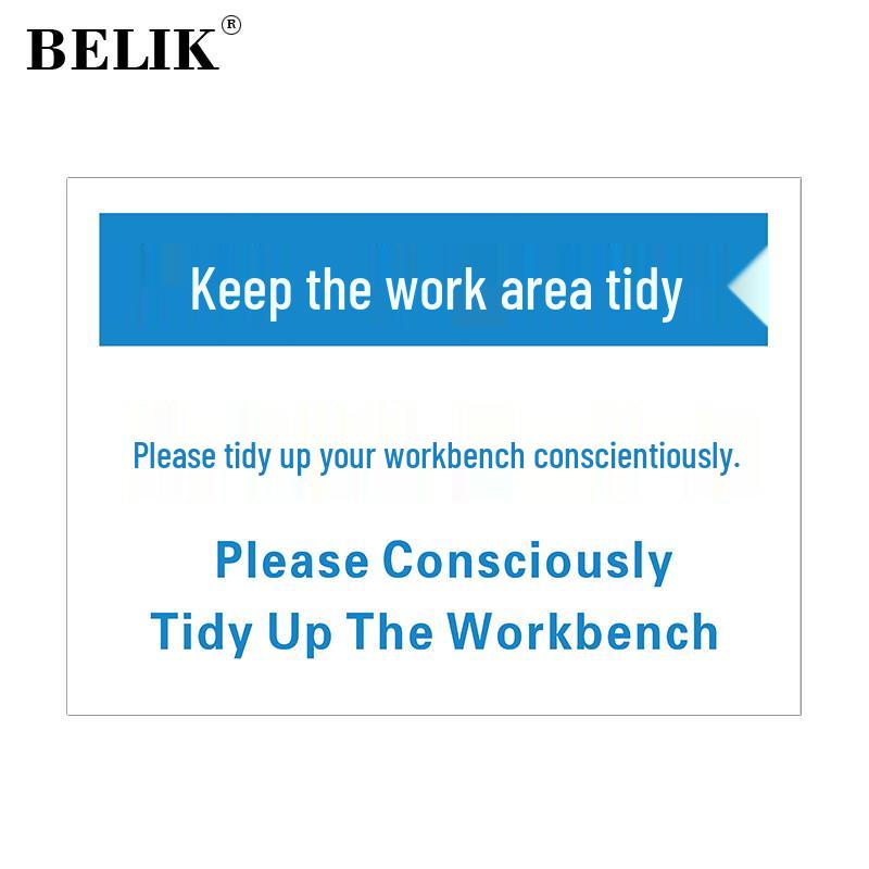 BELIK PVC Enterprise Management Warning Sign 30x22 CM