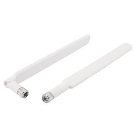 2x LTE Antenna for Huawei B593 E5186 B525 - White