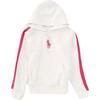Polo Hoodie With Embroidered Logo Kids Hoodies White 313957348-001