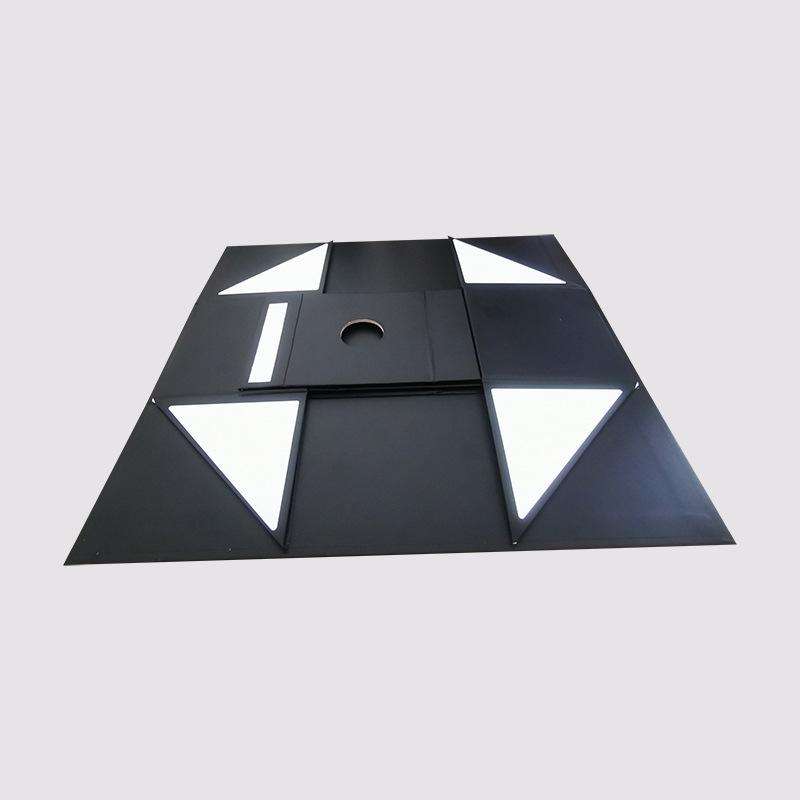 Creative Four-Corner Folding Wine Gift Box with Lining