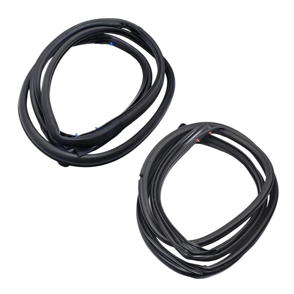 

2Pcs Front Door Weatherstrip Seal Waterproof Windproof Rubber Strip 55395274AW for Jeep Wrangler JK 2007-2018 Car Accessories