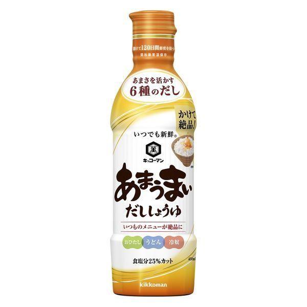 Japan Kikkoman Always Fresh Ama Umai Dashi Soy Sauce 450ml 1 Bottle