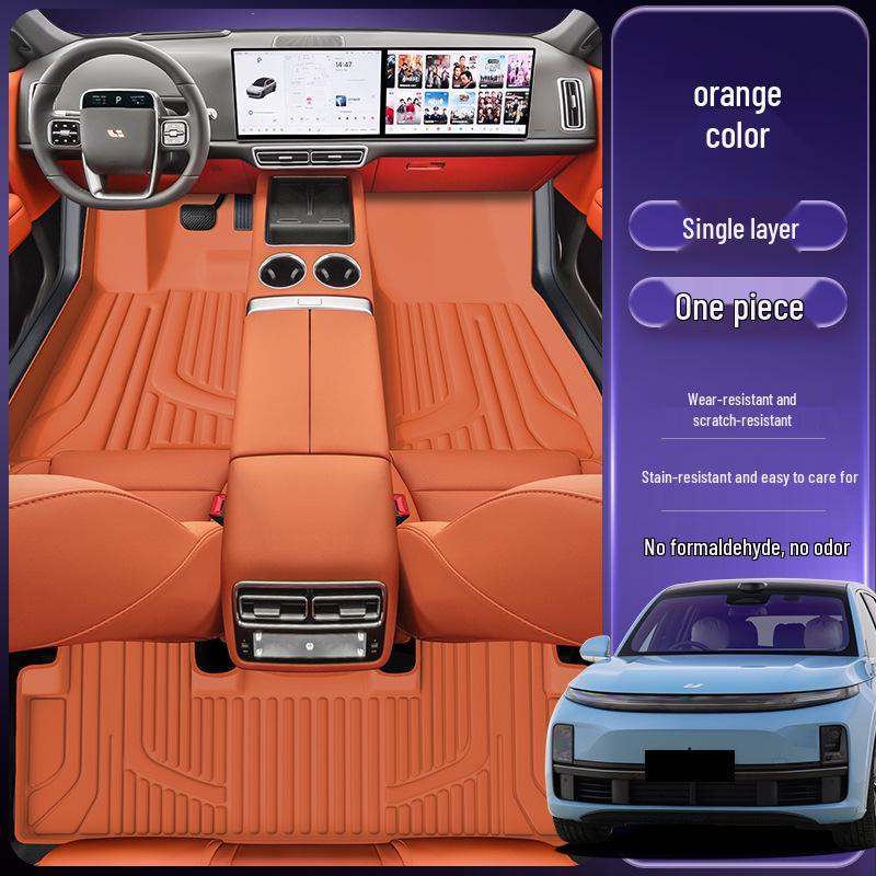Ideal L6 Model Floor Mats - Waterproof, Dustproof, Double Layer, for Five-Seater Cars