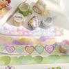 Kawaii Bubble Love Heart Washi Tape Scrapbooking DIY Decor Journal Korean Masking Tape Cute Planner Art Supplies DIY Stationery