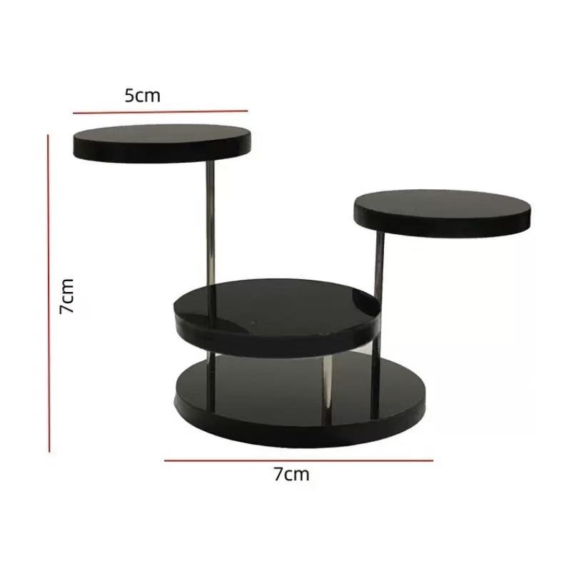 3 Layers Selling Fashion Temperament High-grade Sense of Acrylic Jewelry Display Stand/Multi-layer Round Cake and Dessert Rack