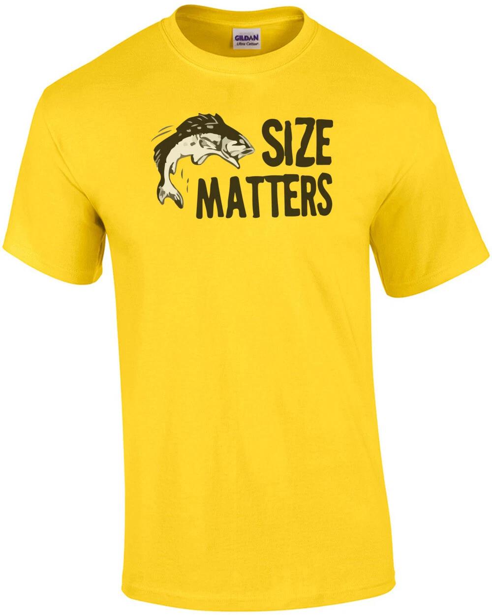 

Size Matters - Funny Fishing T-Shirt 4XL