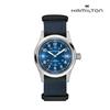 Relógio Khaki Field Auto 38mm Mostrador Azul Pulseira NATO H70455940