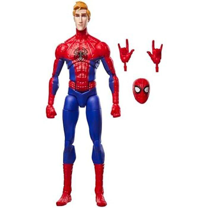 Action Figure da Collezione - MARVEL - Peter Parker - 15 cm - Articolata - Spider-Man: Spider-Man: Un Nuovo Universo rosso