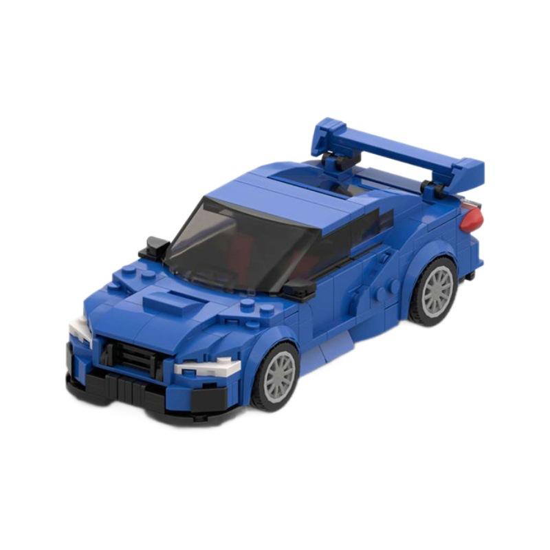 Stavební blok kompatibilní kreativní Subaru V2 sestavit sportovní auto závodní dárkové pelety vzdělávací dětské hračky