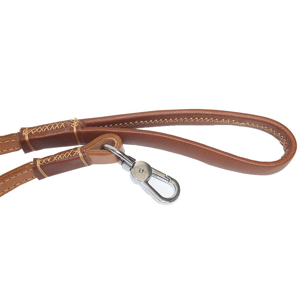 Neues Produkt: Großer Hund Echtes Leder Hundeleder Hundeleder Handgeknotetes Rindsleder Hundeleder Hundeleder Gestrickt Langlebiges Hundeleder