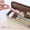 Kutsuwa Kururo Stamp Pen, Light Gray-Beige
