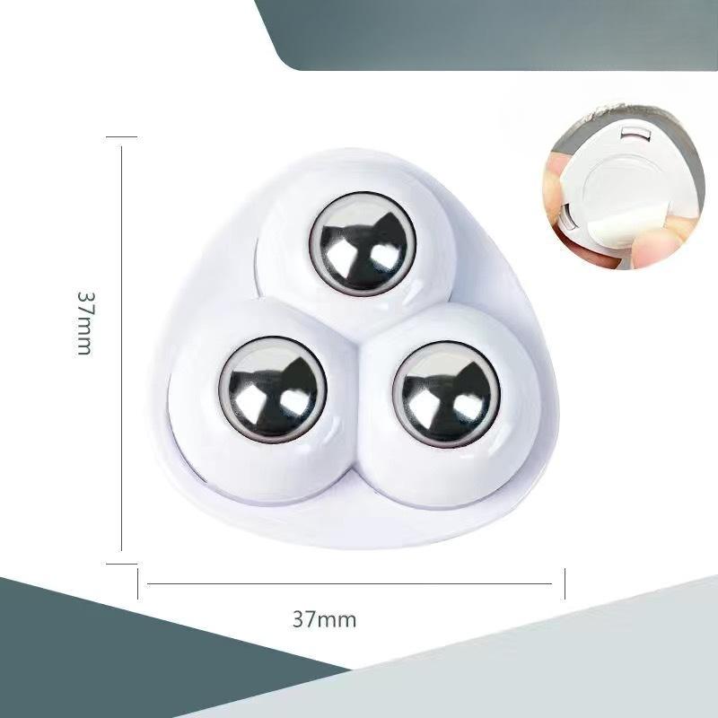 Set aus 4 selbstklebenden Universalrädern mit dreieckiger Basis für sanfte, geräuschlose Bewegung