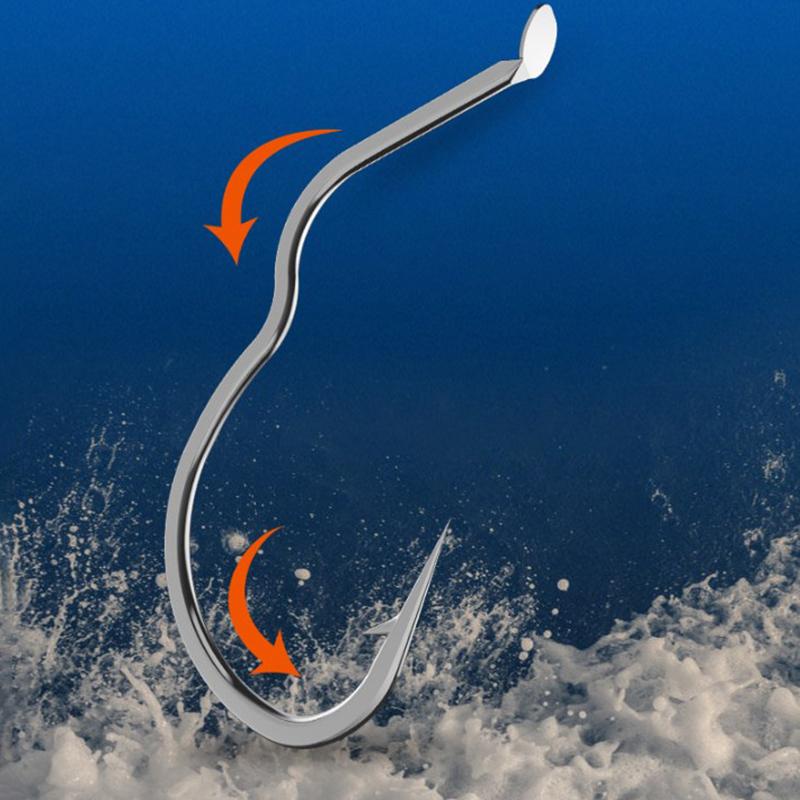 High Carbon Steel Fishing Hook Sharp Barbled Automatic Flip 12Pcs/Pack Fishhook For Carp Fishing Accessories