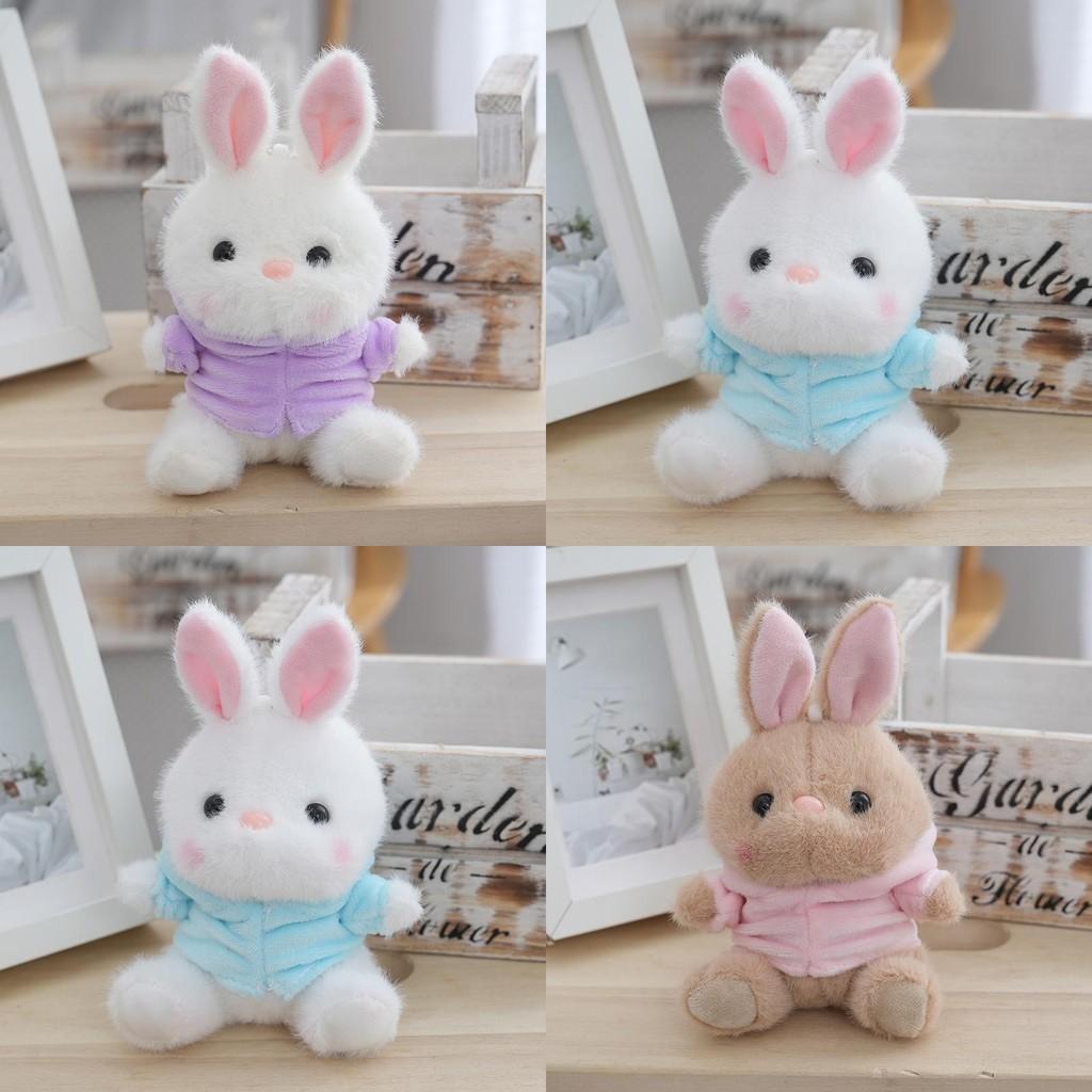 Adorable Plush Rabbit Keychain Cute Plush Toy Doll With Soft Pp Cotton Filling