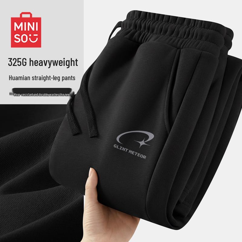

MINISO Men s Casual Straight-Leg Joggers 3XL