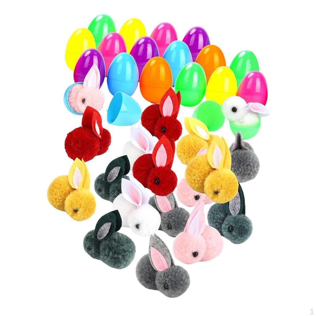Påskeegg med kaniner Fyllbare leker til godteposer