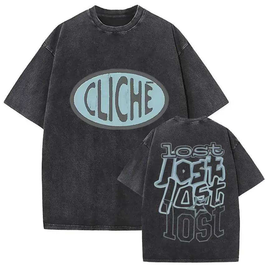 Rapper MGK Lost Americana Tour 2026 Tričká Machine Gun Kelly Vintage Prané Grafické Tričko Pánske Hip Hop Krátke Rukávy Tričko