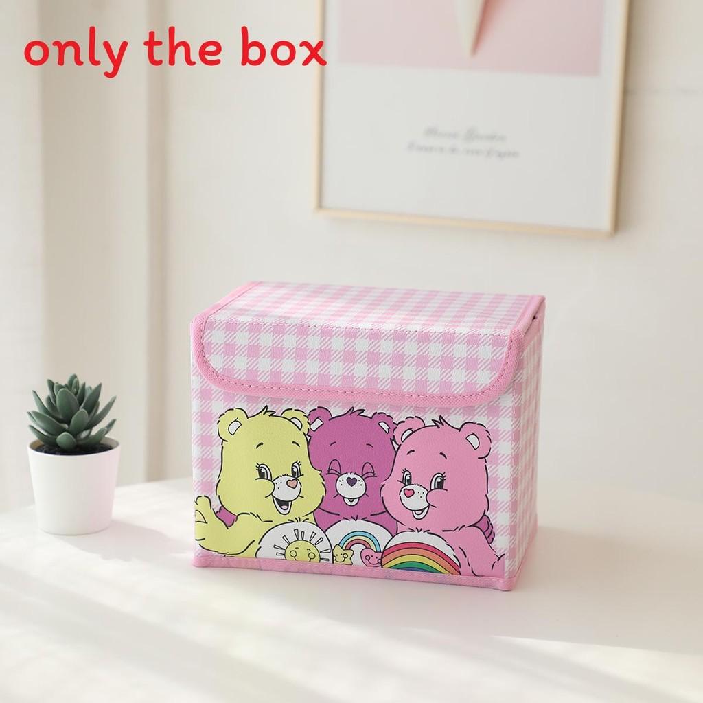 Hello Kitty Kuromi Cinnamoroll Melody Gittermuster Faltbare Klapp-Aufbewahrungsbox für Büro und Schlafzimmer