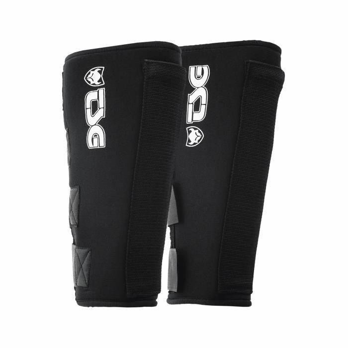 Protège-tibias BMX TSG - noir - L/XL - Adulte - Homme - Construction haut de gamme