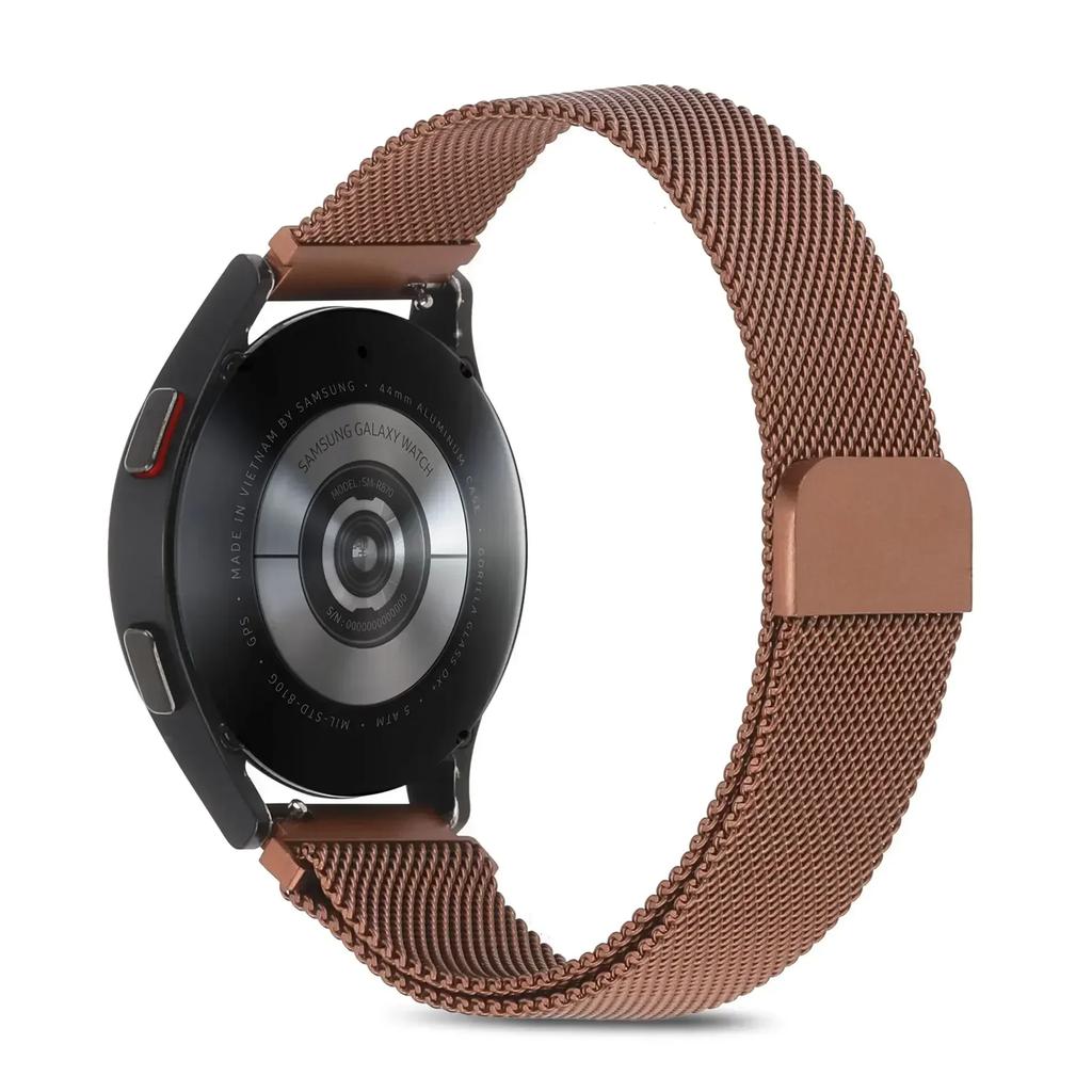22MM Magnetic Milanese Loop For QCY GTS Smart Watch Band Metal Bracelet For QCY GTC/GTS Replacement Wristband Correa Accessories