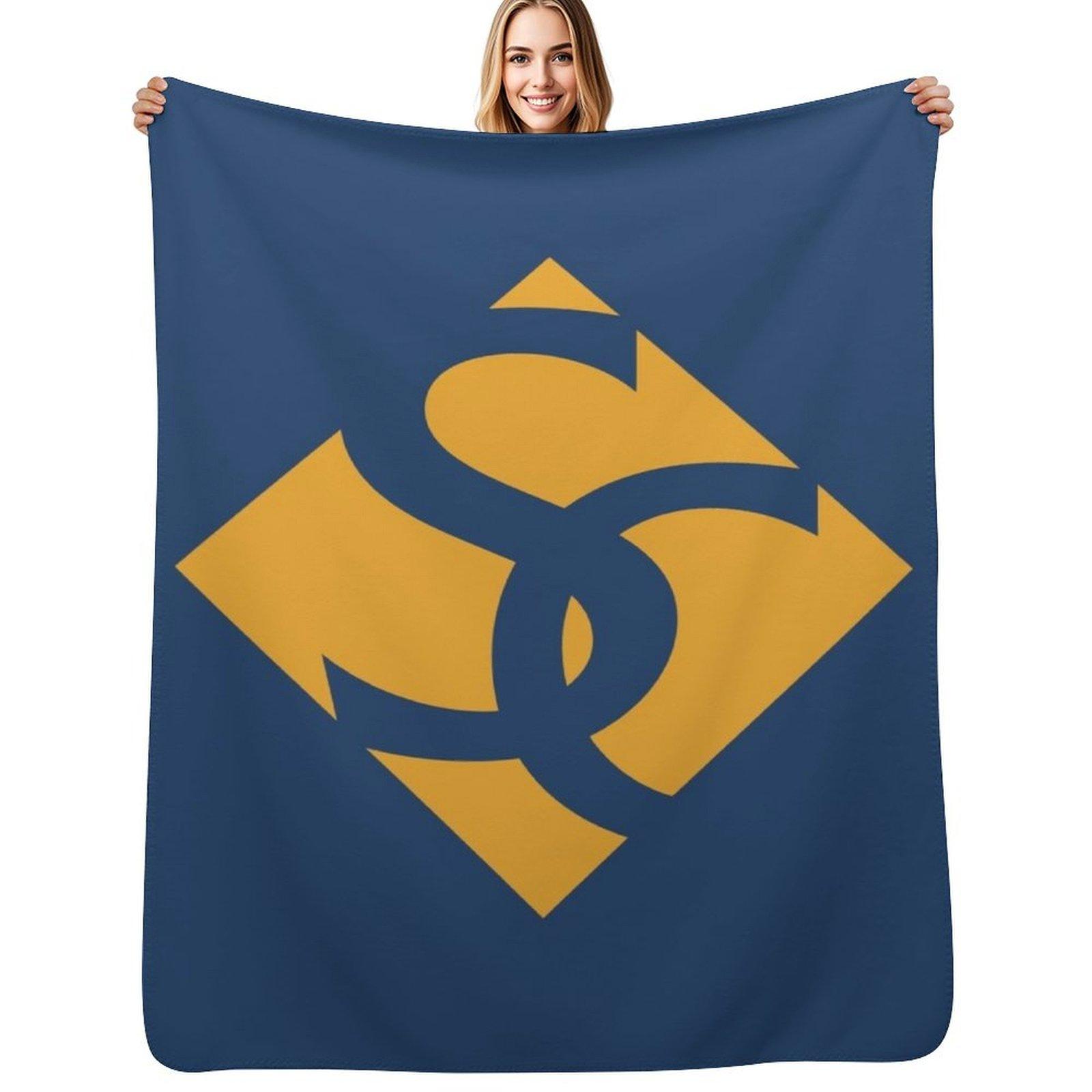 Smith College Throw Blanket Cozy Home Blanket Gift for Christmas Holiday Size: 75*100cm, Weight: 230 GSM