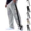 Herbst Neue Herren Jacquard-Hosen mit Struktur Einreiher und Gestreifte Lockere Große Größen Freizeit Hosen Vielseitige Jogginghosen
