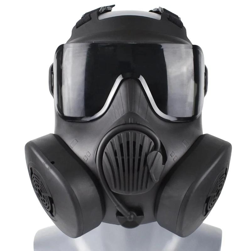 Full Face Protective Tactical Gas Respirator Mask for Airsoft Shooting Hunting Riding Outdoor CS Game Cosplay Protection