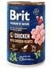 Brit Premium By Nature Chicken With Hearts (Can) 400G