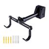 Regulable Hook Length Rusts Resistant Metal Bike Rack Wall Mounted Organizers for Compacts Vertical Storage