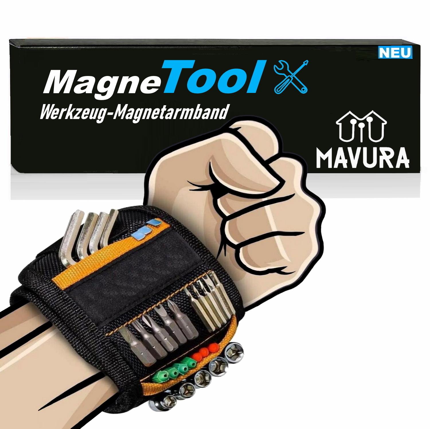 

MagneTool Tool Bracelet Magnetic Bracelet 15 strong magnets Magnetic Bracelet