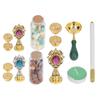 Wachs Stempel Kit Klar Gravur Abnehmbare Griff Feine Ceraceous Exquisite Verarbeitung Stempel Wachs Ofen