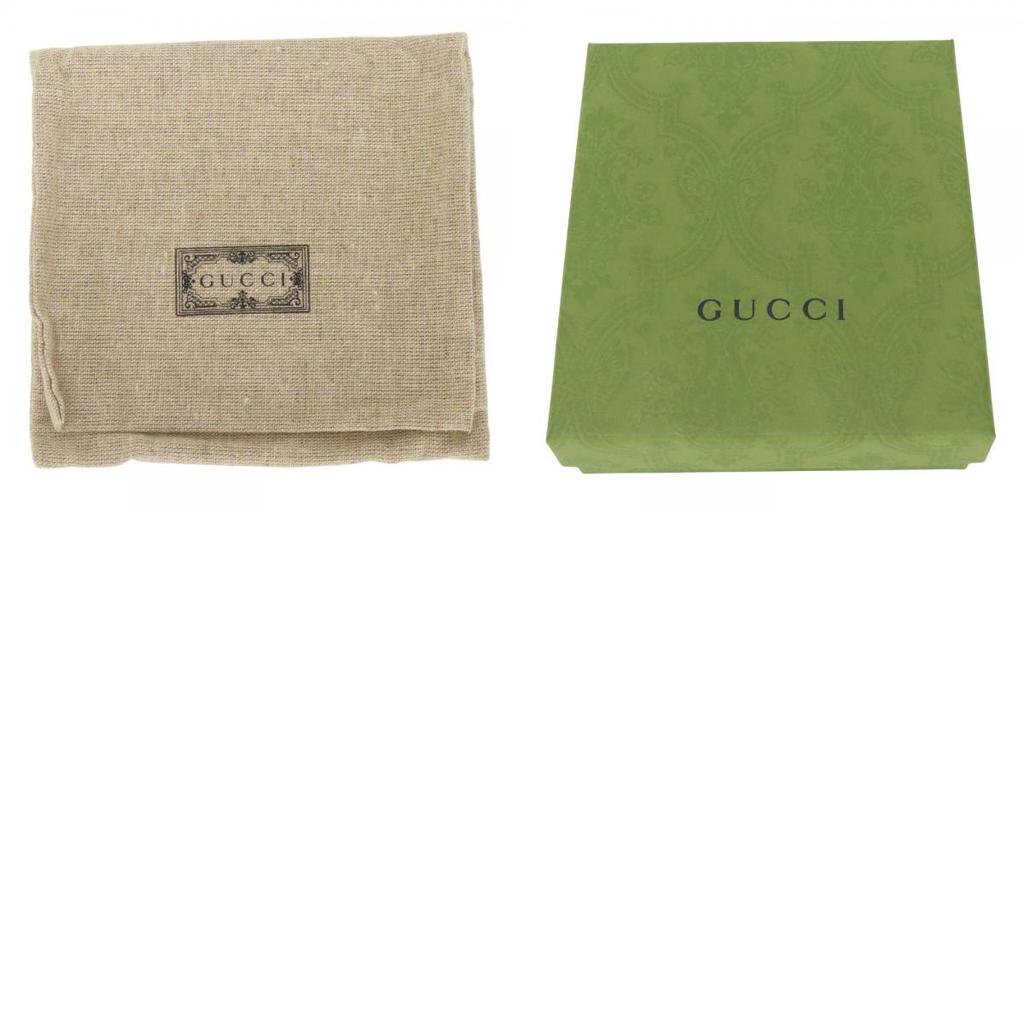 Used GUCCI Bifold Wallet 451266 King Snake Print GG Supreme Canvas Black Red Series
