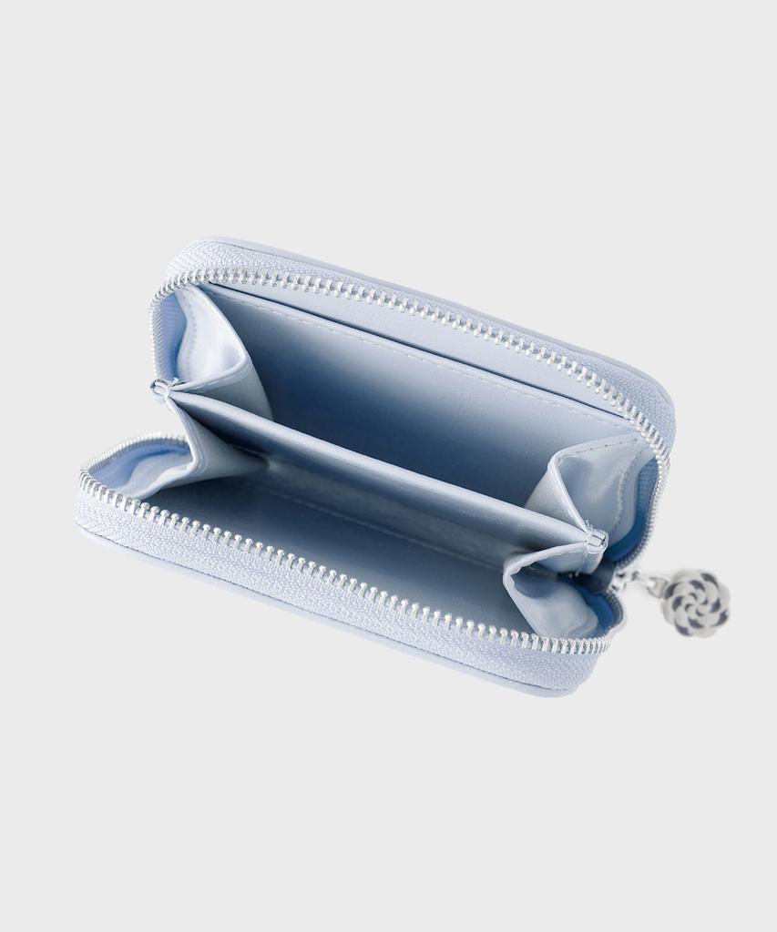 Rainbee Occo Wave Zip Wallet_ Light Blue
