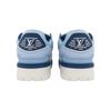 Trainer Maxi Cow Leather Low Top Skateboard Shoes Men's Blue 1ADHFN