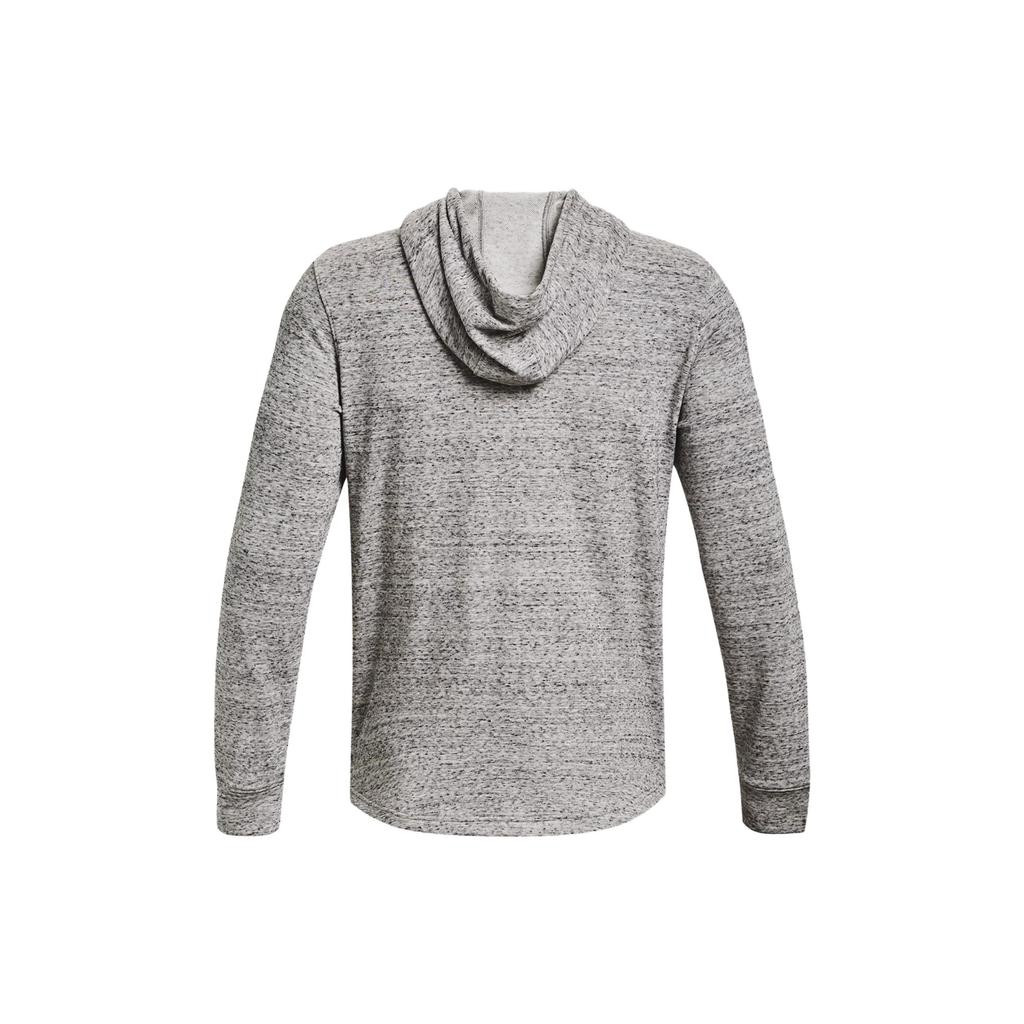 Under Armour Retro Letter Print Loose Fit Hoodie Men Hoodies Gray 1379766-114