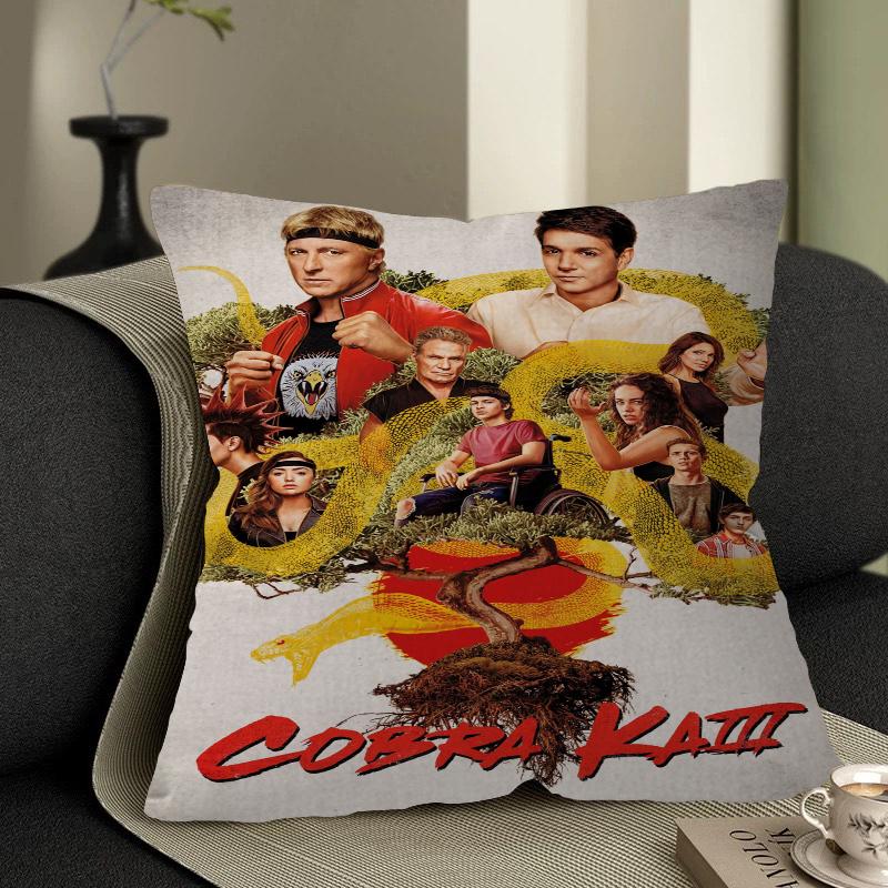 Action Tv C-Cobra K-Kai Cushion Cover Car Throw Pillow Case For Sofa Car Christmas Gift 40X40Cm 45X45Cm