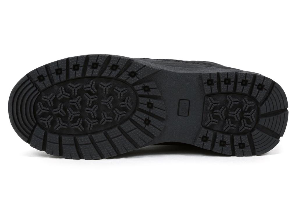 Mozu Damen Daunenstiefel, Innenfutter aus Boa, Manschette mit Paracord, 4 Stunden wasserdicht, Wasserabweisend, Rutschfeste Sohle, Greige, Größe 24,5 cm