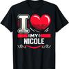 Miluji své NICOLE Tričko Jméno NICOLE Tričko