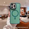 Frosted Magnetic Suction Is Suitable for iPhone11promax Drilled Lens Frame, Mobile Phone Case, Apple 11 Skin Feeling All-inclusive Sheath.