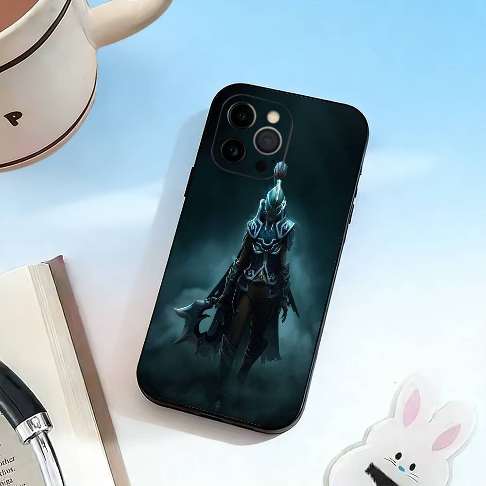 Games D-Dota 2  Phone Case For iPhone 17,16,15,14,13,12,11 Plus,Pro Max,XS,Soft Silicone Black Cover