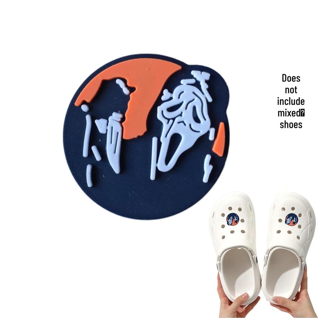Halloween Cartoon Shoe Charms - Cute Detachable Accessories for Cross-Border Shoes