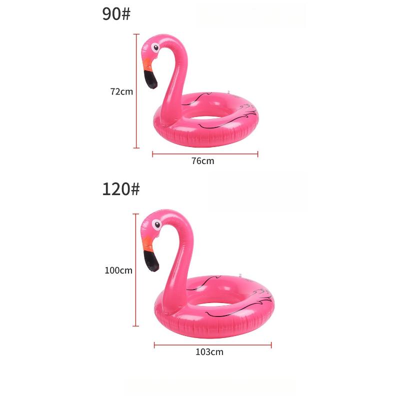 PVC Inflatable Flamingo Swimming Ring, A Large-sized Water Toy for Adults,life-saving Swimming Boat Seat Ring