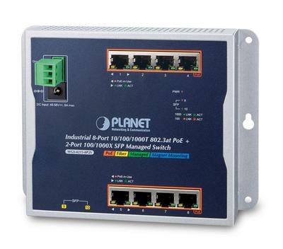 Planet Ip30, Ipv6/Ipv4, 8-Port 1000T, Wgs-4215-8P2S