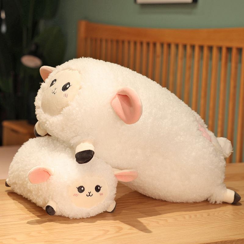 Cute Lamb Fat Sheep Plush Toy Stuffed Animals Doll Pillow Cushion Baby Kids Children Boys Girls Adults Birthday Gifts Room Decor