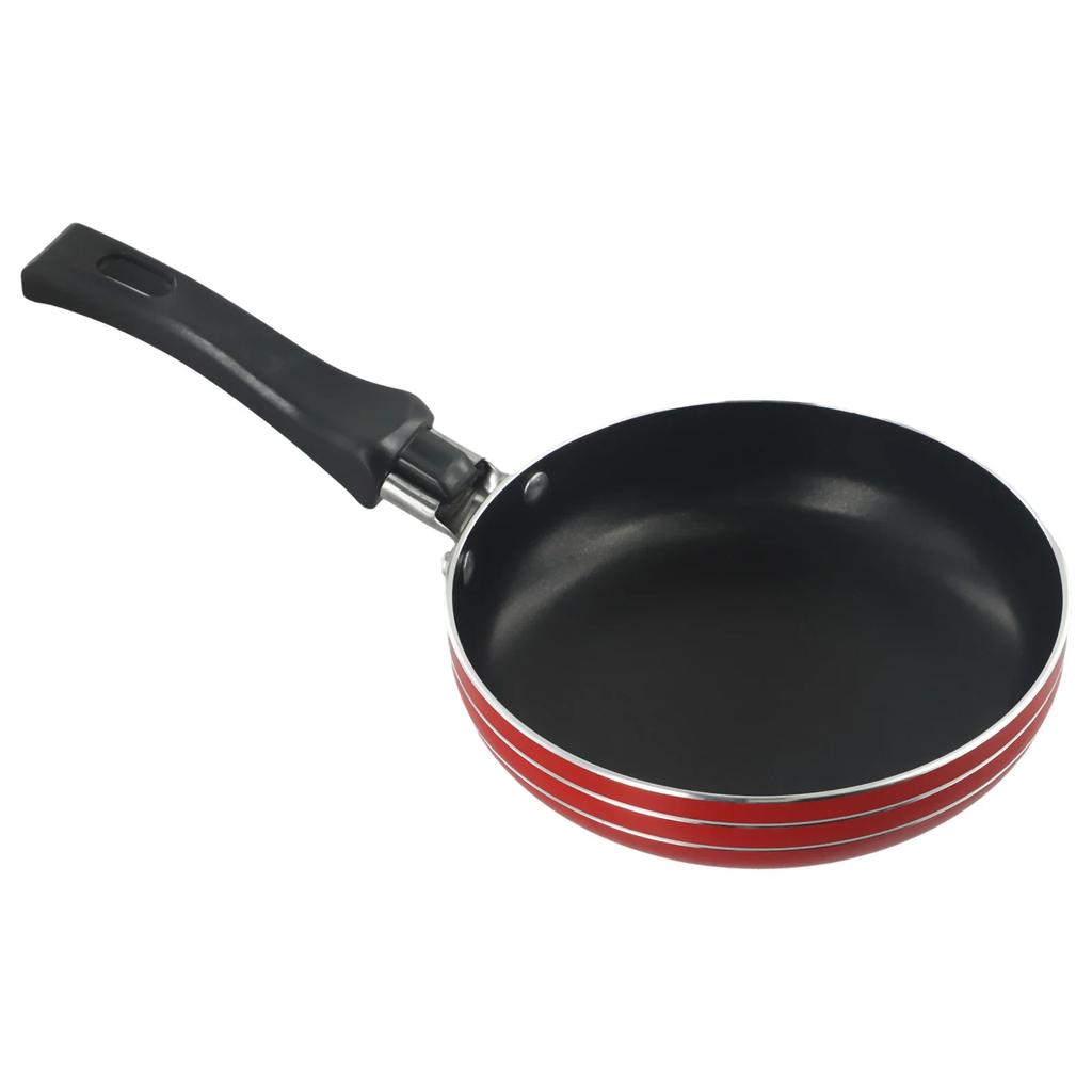 12cm/14cm/16cm Mini Frying Pan Non-Stick Steel Frypan Pot Saucepan for Cookware Kitchen Cookware Fry Eggs Tools Frying Pan